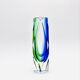 Vase Alessandro Mandruzzato - Murano - Sommerso - Blue & Green - 1960