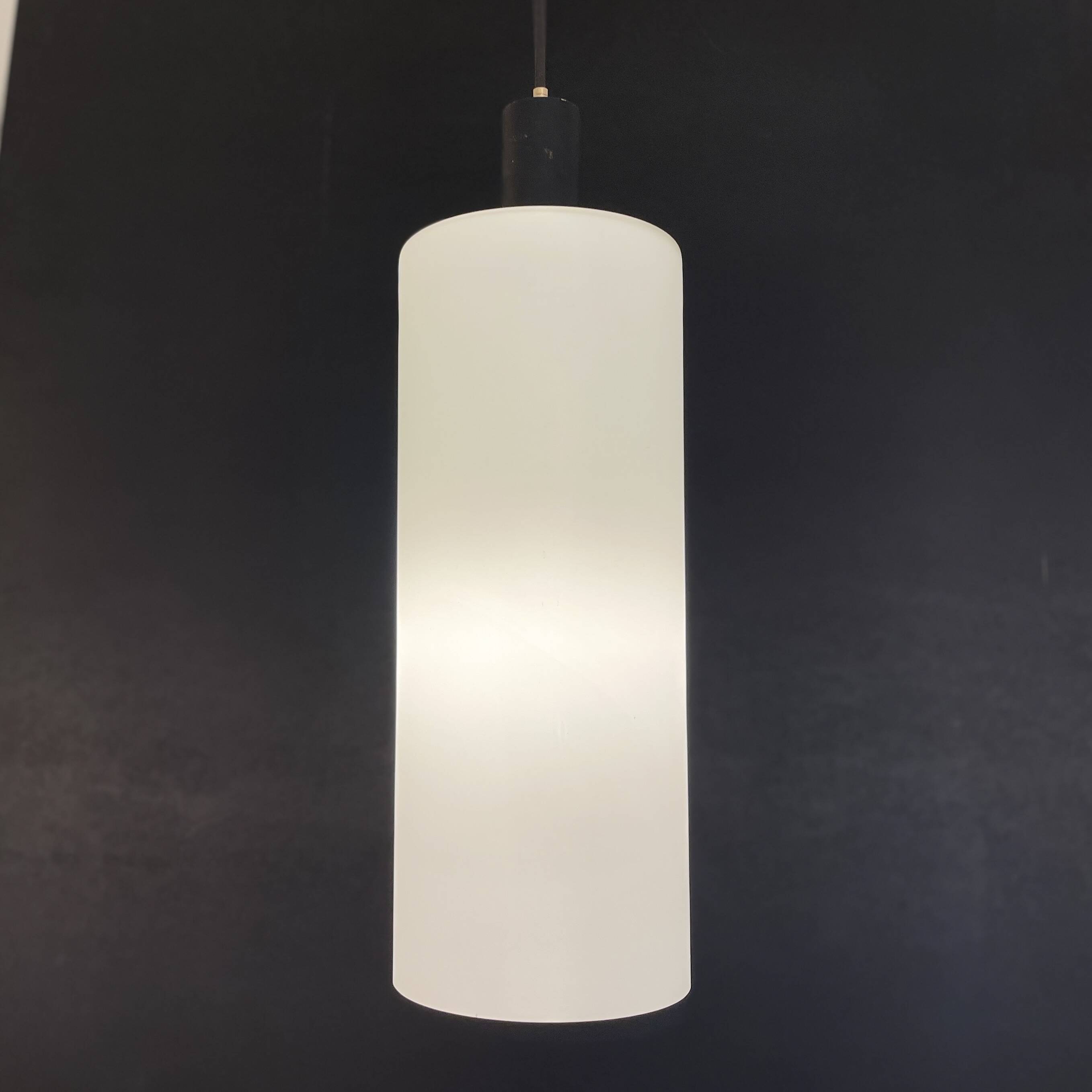 Opaline Suspended Light by Stilnovo from 1950'