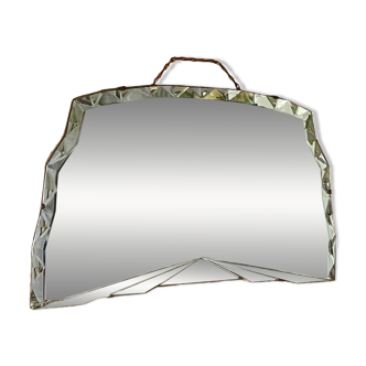 Antique beveled mirror