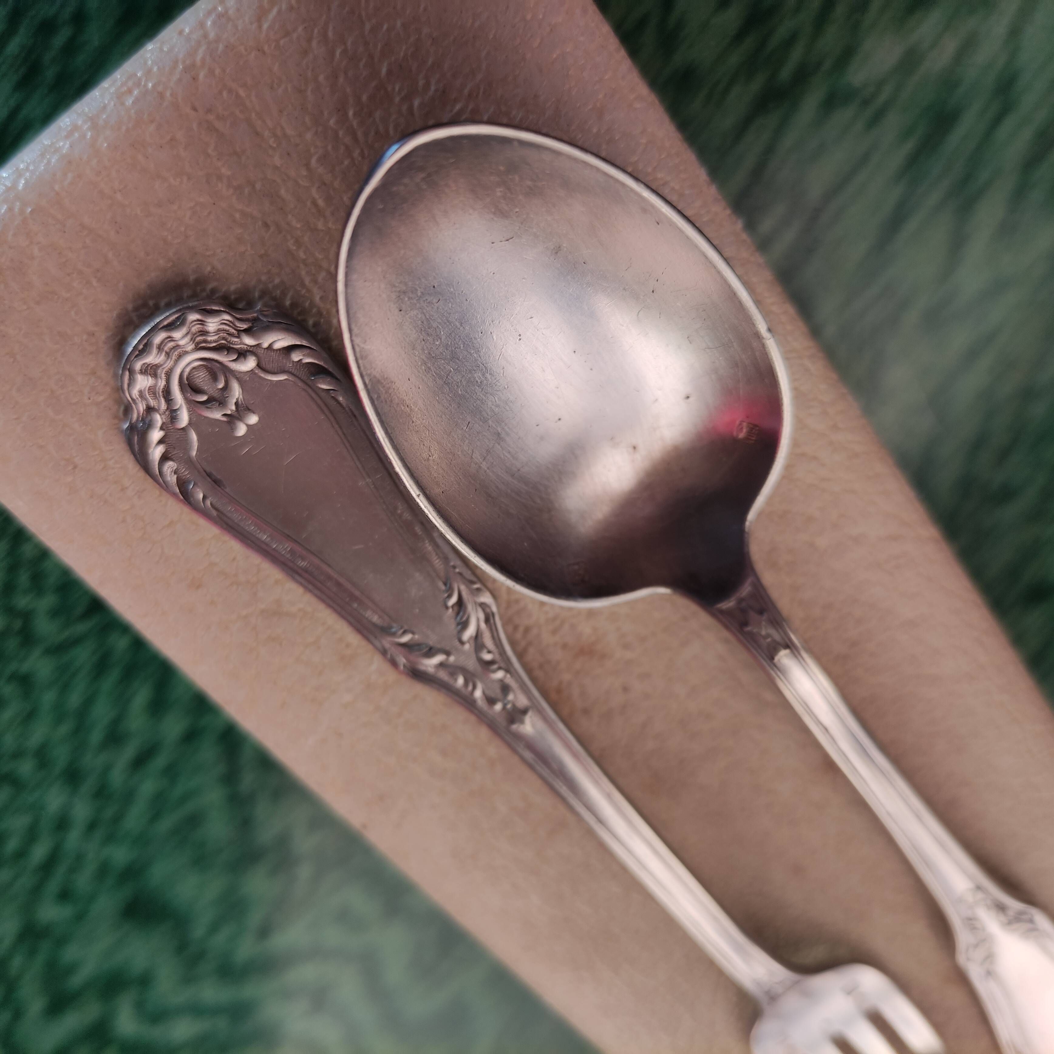 Silver metal cutlery SAM LUX