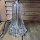 Original bedside desk lamp Crystal base Lampshade mother-of-pearl old
