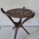 Wooden African Side Table