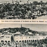 Ancienne carte de l'Afrique du Nord de 1945