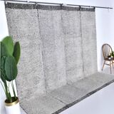 9x10 White Black %100 Wool Turkish Vintage Rug 277x296Cm