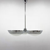 Rare Chrome-Plated Functionalist Chandelier by Zukov, 1940s