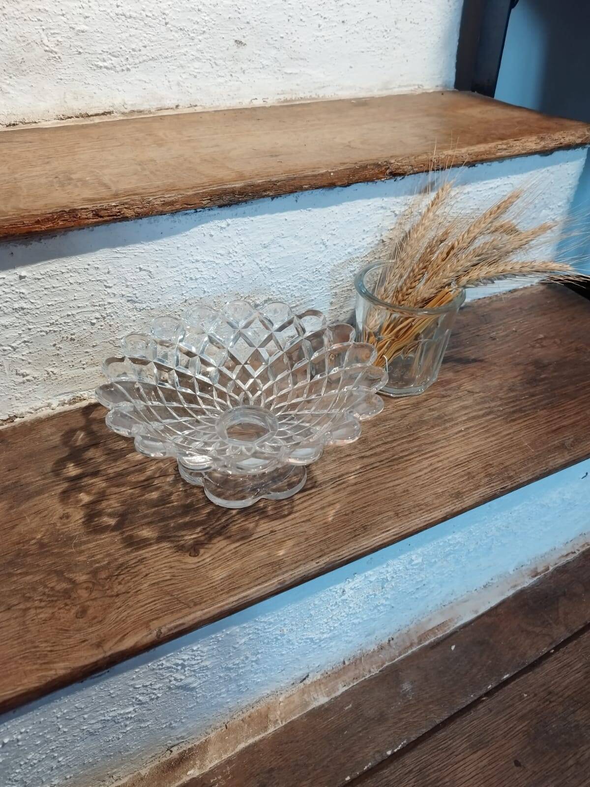 Antique Baccarat crystal fruit bowl
