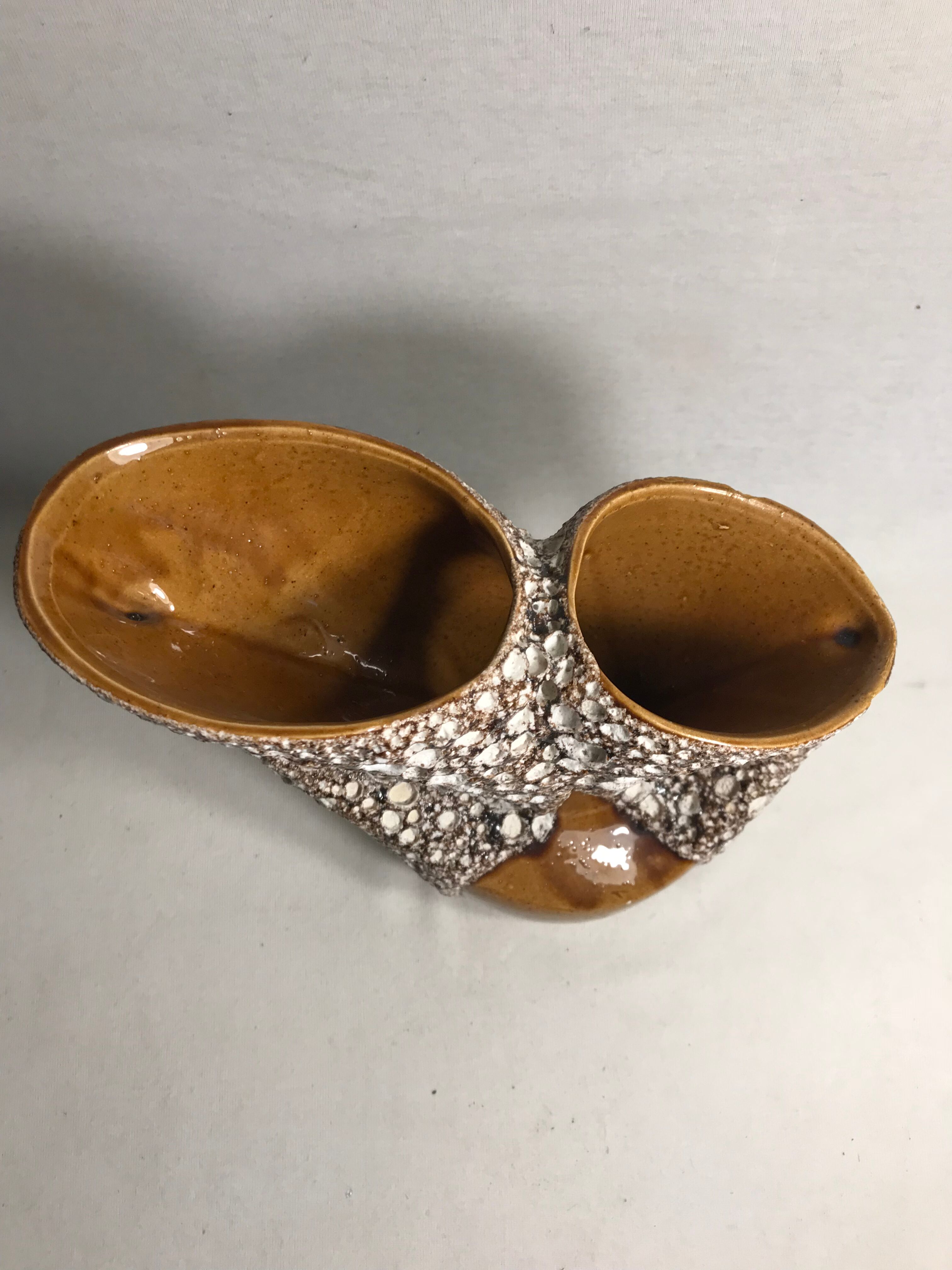 Ceramic vase Vallauris style