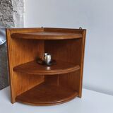 Antique solid wood corner shelf