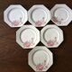 Set of 14 old porcelain plates