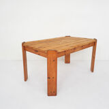 Pinewood dining table, The Netherlands 1970's