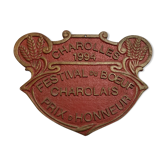 Plaque concours agricole charolles prix d’honneur