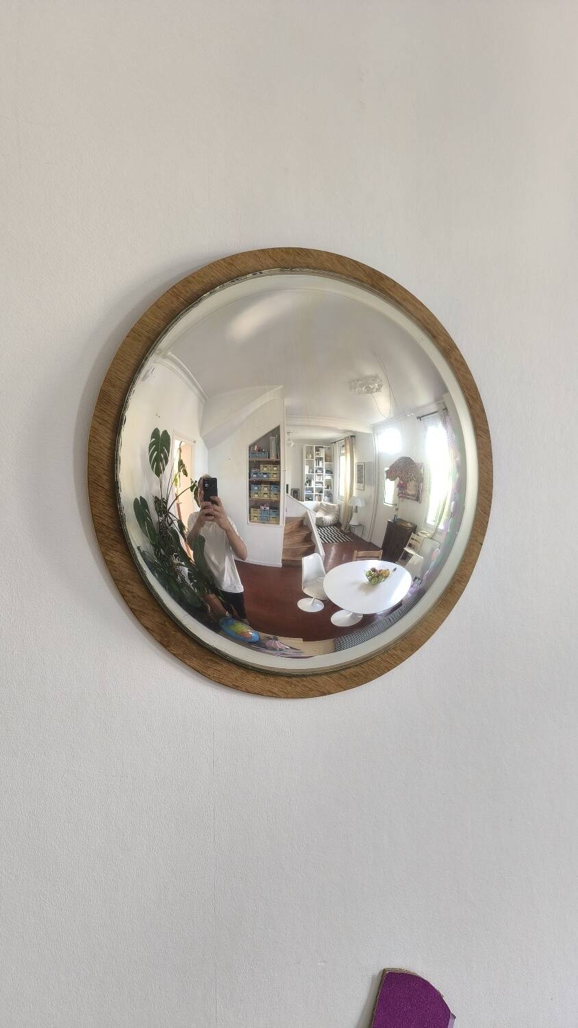 Convex mirror from the 70s