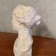 Vintage plaster bust of a woman