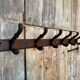 Porte Manteau Vestiaire Mural 6 Patères Bois Courbé Vintage #D740