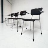 Set of 4 vintage Gispen chairs, 1960s