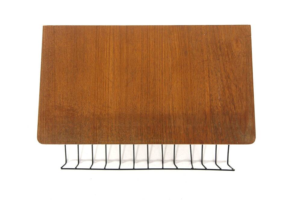 Étagère murale scandinave en teck, Suède 1960