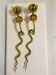 Pair of gilded bronze wall sconces