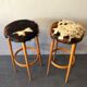 Duo of vintage bar stools