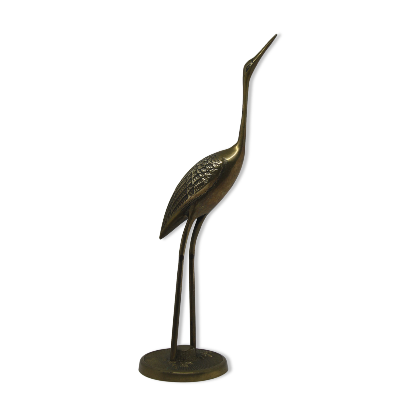 Brass heron