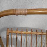 Rattan magazine holder