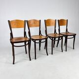 Set of 4 vintage Thonet dining chairs, 1930s