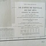 Nautical map - From the cove of Vauville to Cap Lévi - Cherbourg - Cotentin