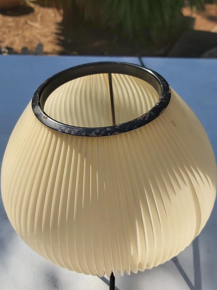 Rispal rodhoïd vintage lamp 50s