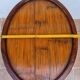 Art Deco style coffee table in varnished wood, vintage, 59 cm