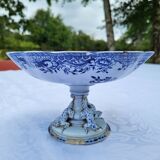 Coupe compotier Longwy Chinois XIXe salamandres