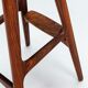 Erik Buch set of three “OD61” bar stools in rosewood Oddense Denmark 1965