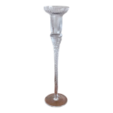 Bougeoir en verre soufflé