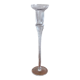 Blown glass candle holder