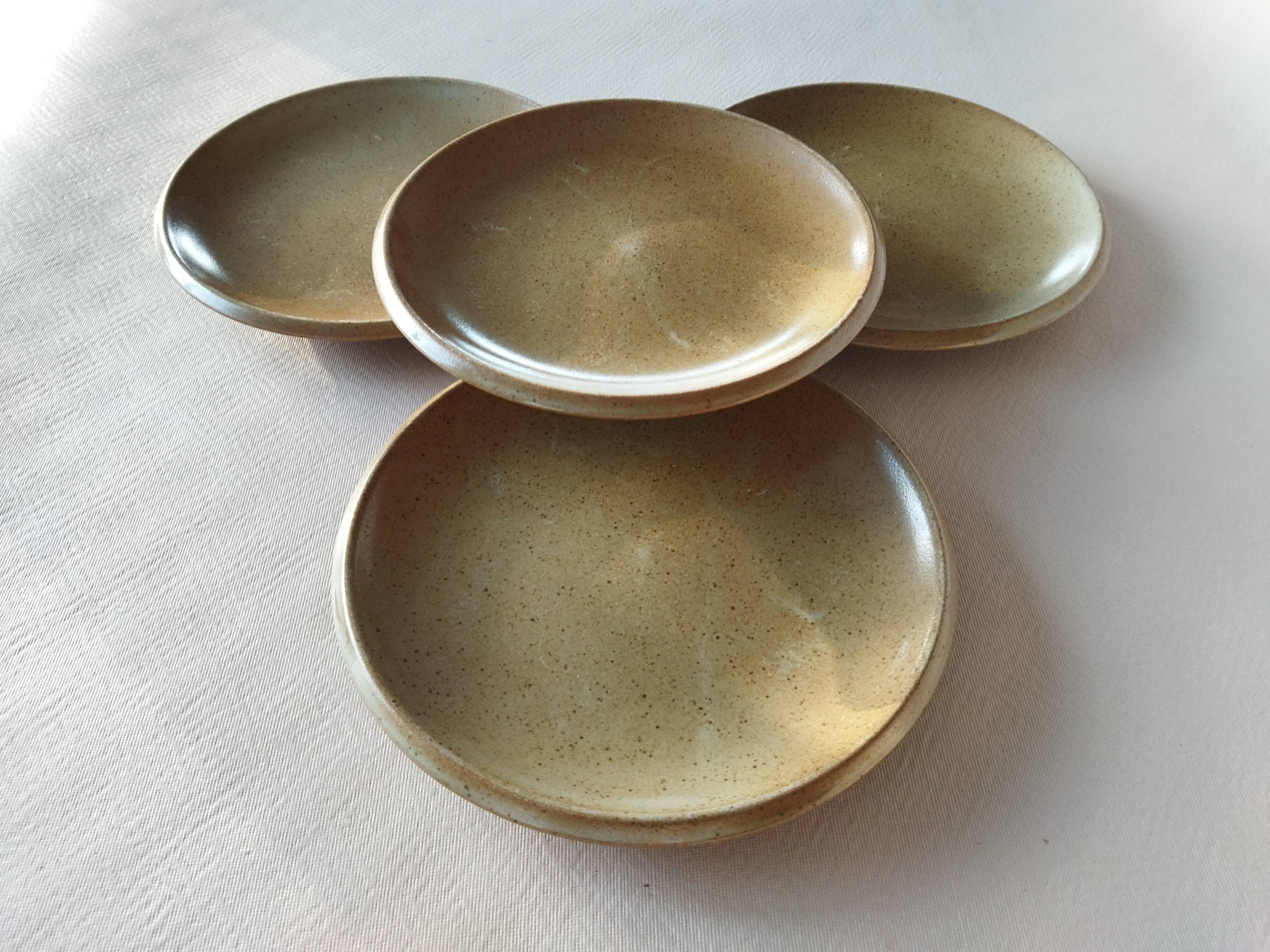 Brenne stoneware dessert plates
