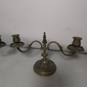 Pair of bronze candlesticks