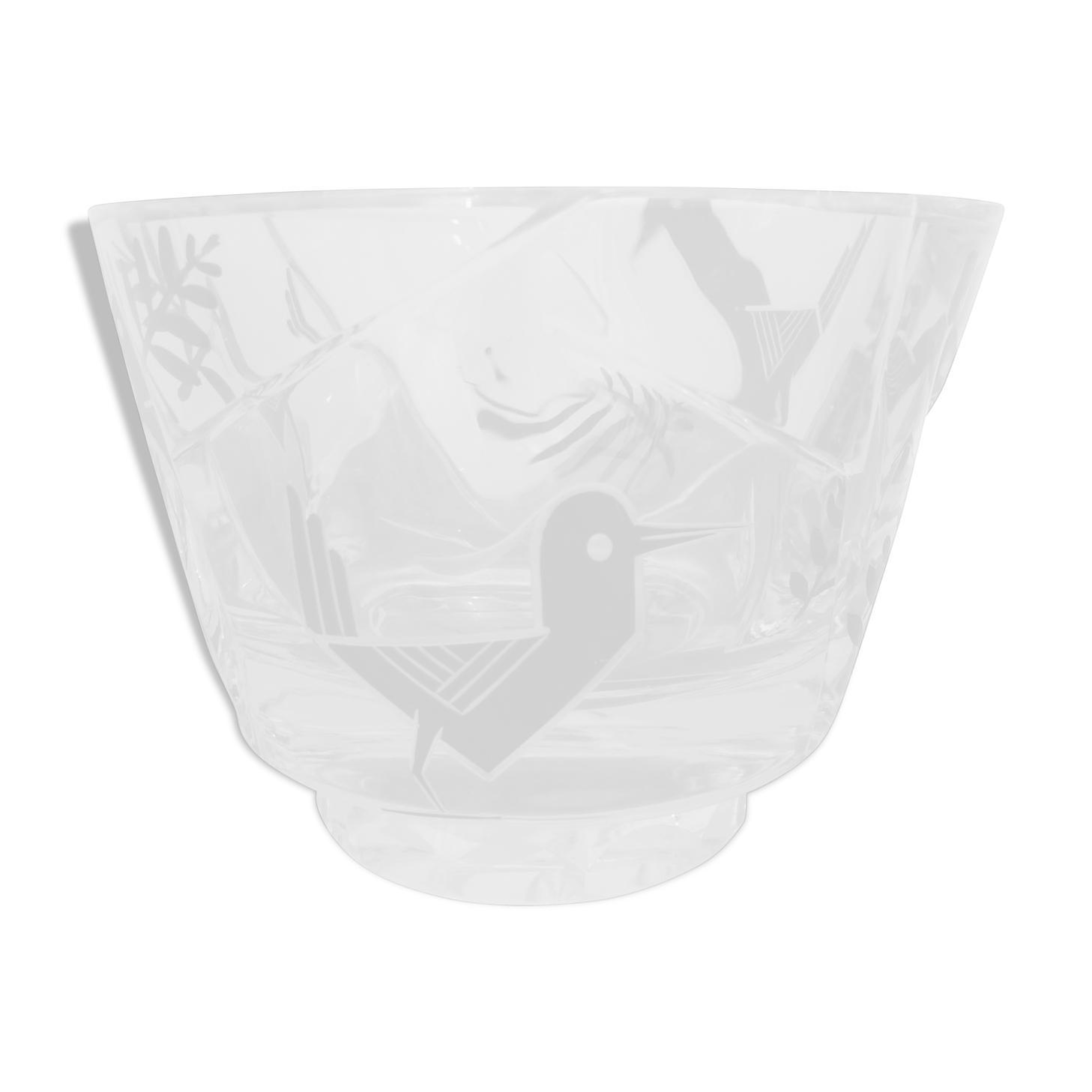 Cut glass cut decoration birds