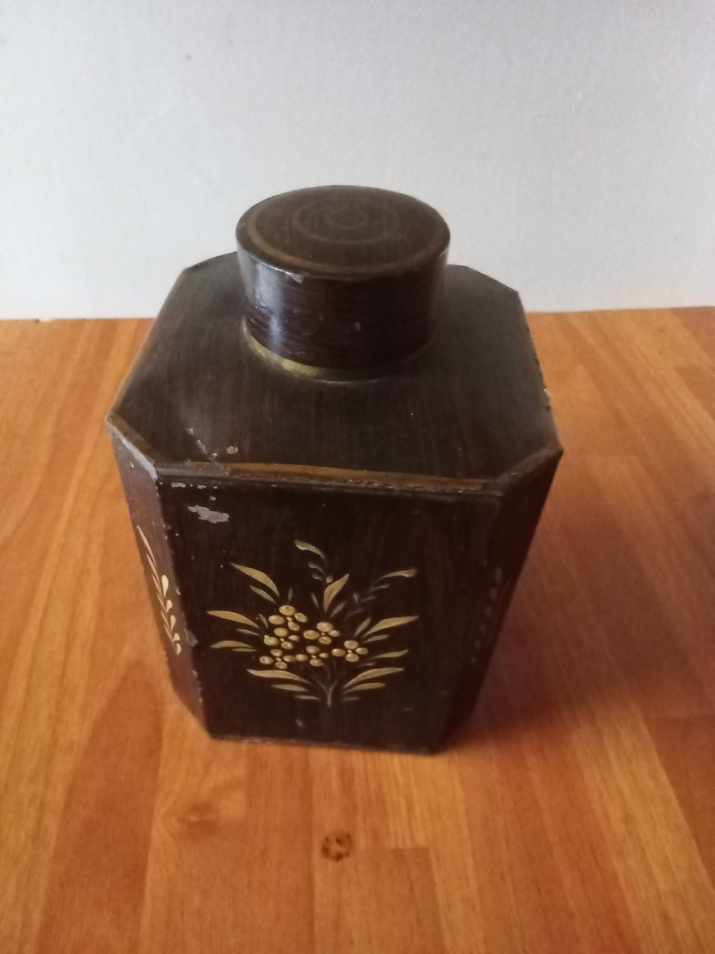 Boite à thé chinoise vintage 1900