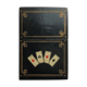 Box for card game period napoleon III in boiled cardboard