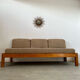 Wooden sofa design Regain France vintage 60s