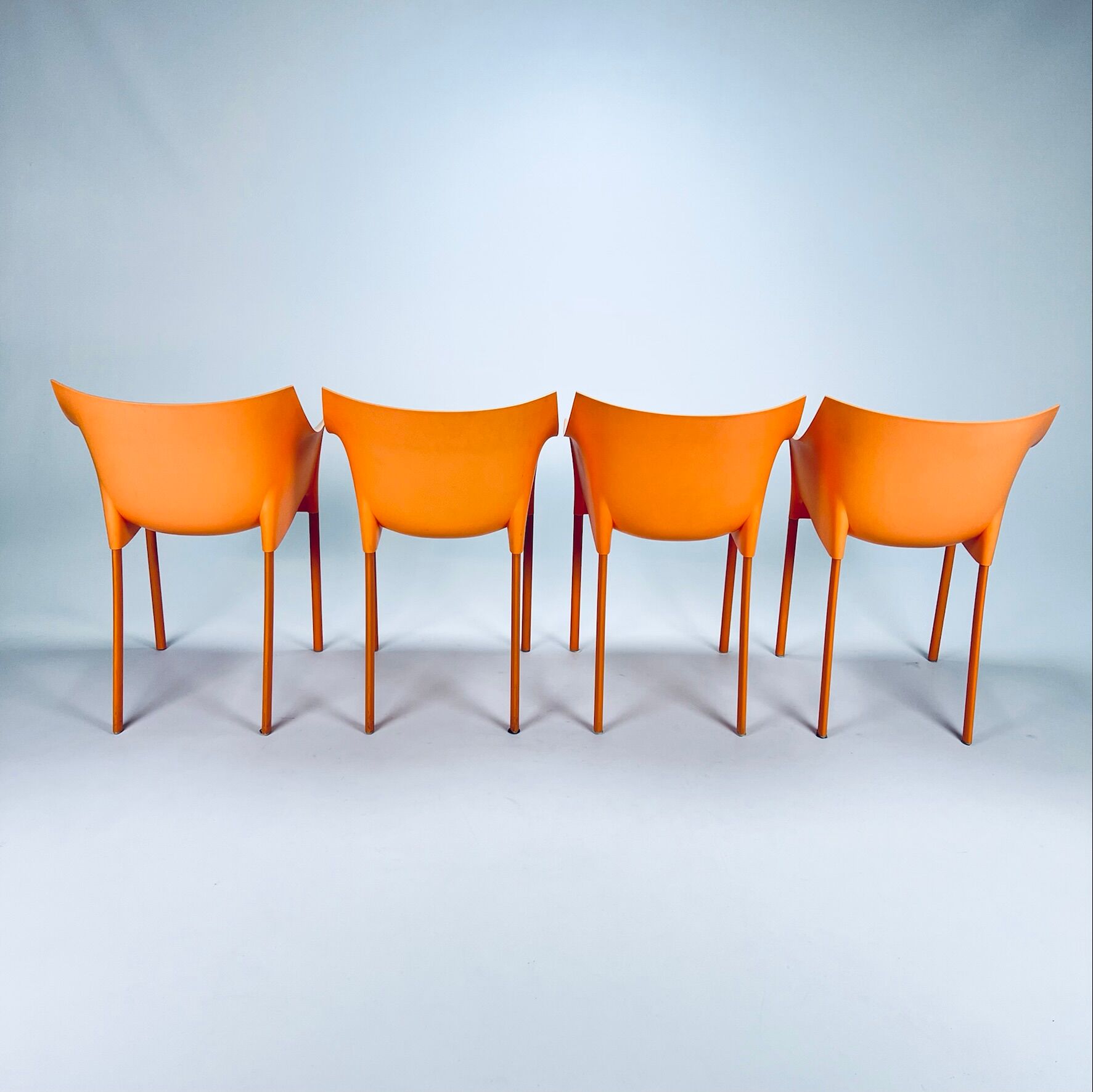 Set of 4 Dr. No chairs by Philippe Starck for Kartell, 1990s