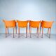 Ensemble de 4 chaises Dr. No par Philippe Starck pour Kartell, années 1990