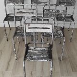 6 Industrial Tolix chairs