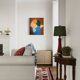 Come closer minimalist painting couple