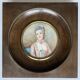 Miniature : portrait de dame de qualité