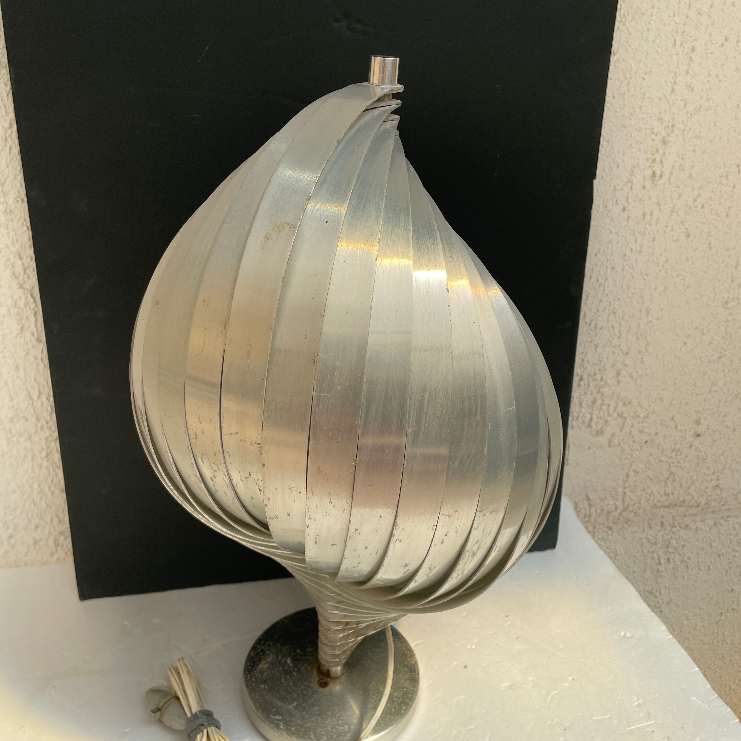 Spiral lamp Henri Mathieu 1970 design