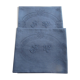 2 large damask napkins dyed in dark blue FV