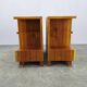 Pair of Italian Mid-Century Walnut Nightstands, 1950s