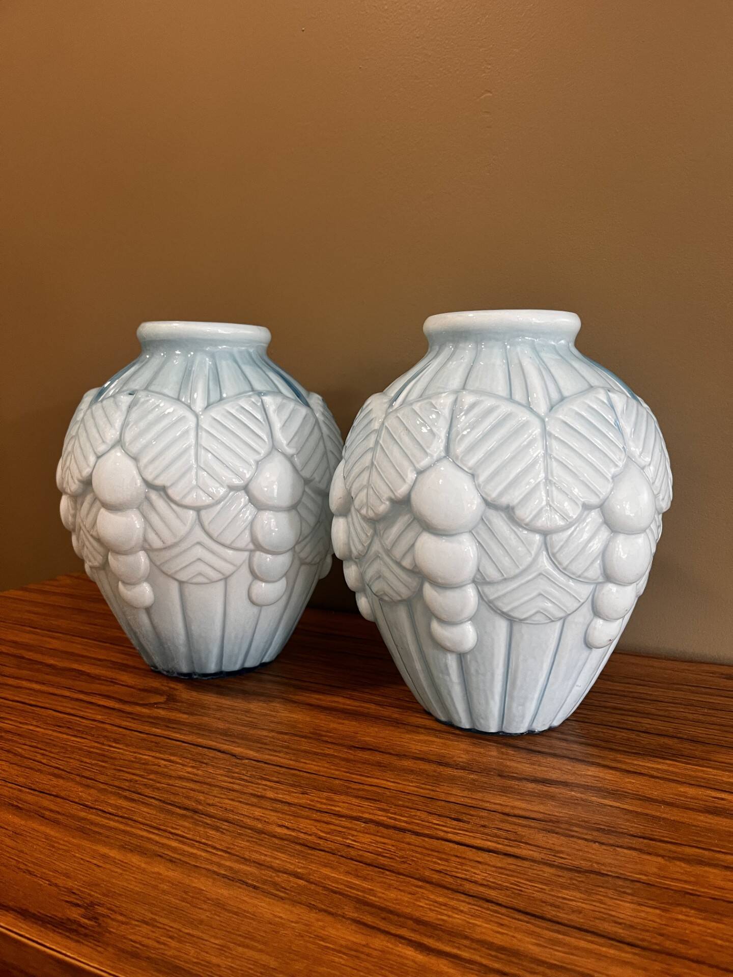 Pair of Art Deco vases
