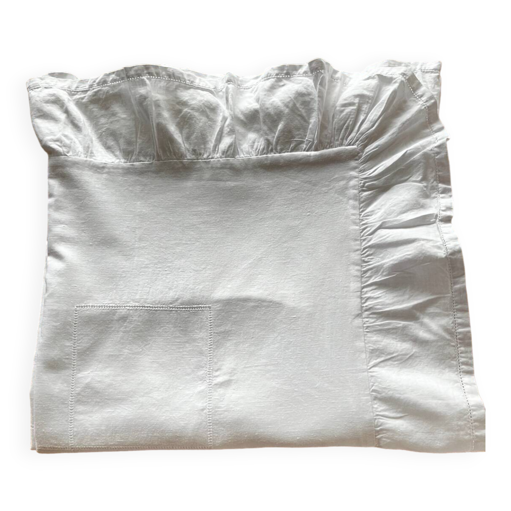 White duvet cover