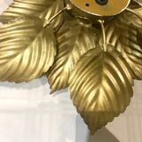 Wall lamp or ceiling lamp golden flower