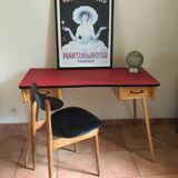 Vintage compass feet desk